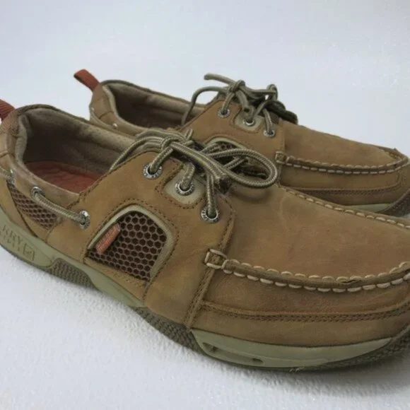 Sperry Top-Sider Suede Leather Comfort Used Shoes Footwear Men's Deck Sz 11.5 - Picture 3 of 6